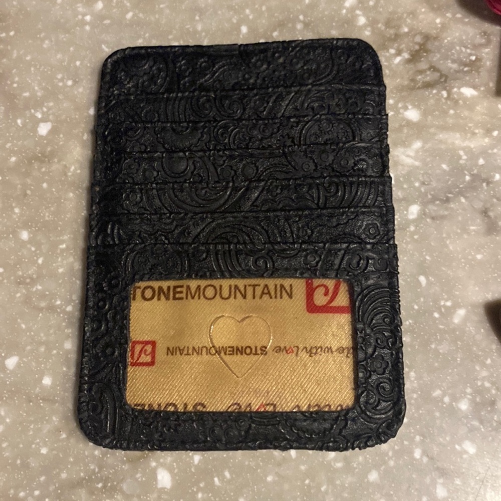 Stone Mountain Brocade Slim Card Holder